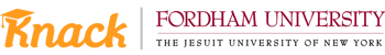 Knack x Fordham logo