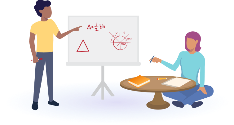 tutor teaching a student