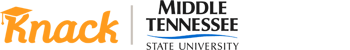 MTSU x Knack logo