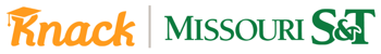 Knack x Missouri S&T logo