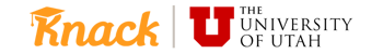 Knack x U of U logo