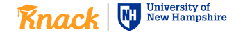 Knack x UNH logo