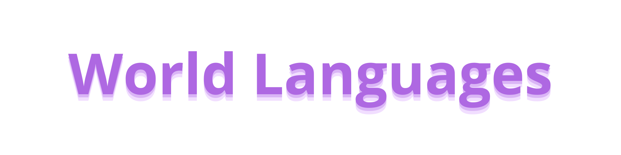 World languages