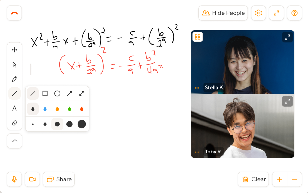 Virtual Classroom Window